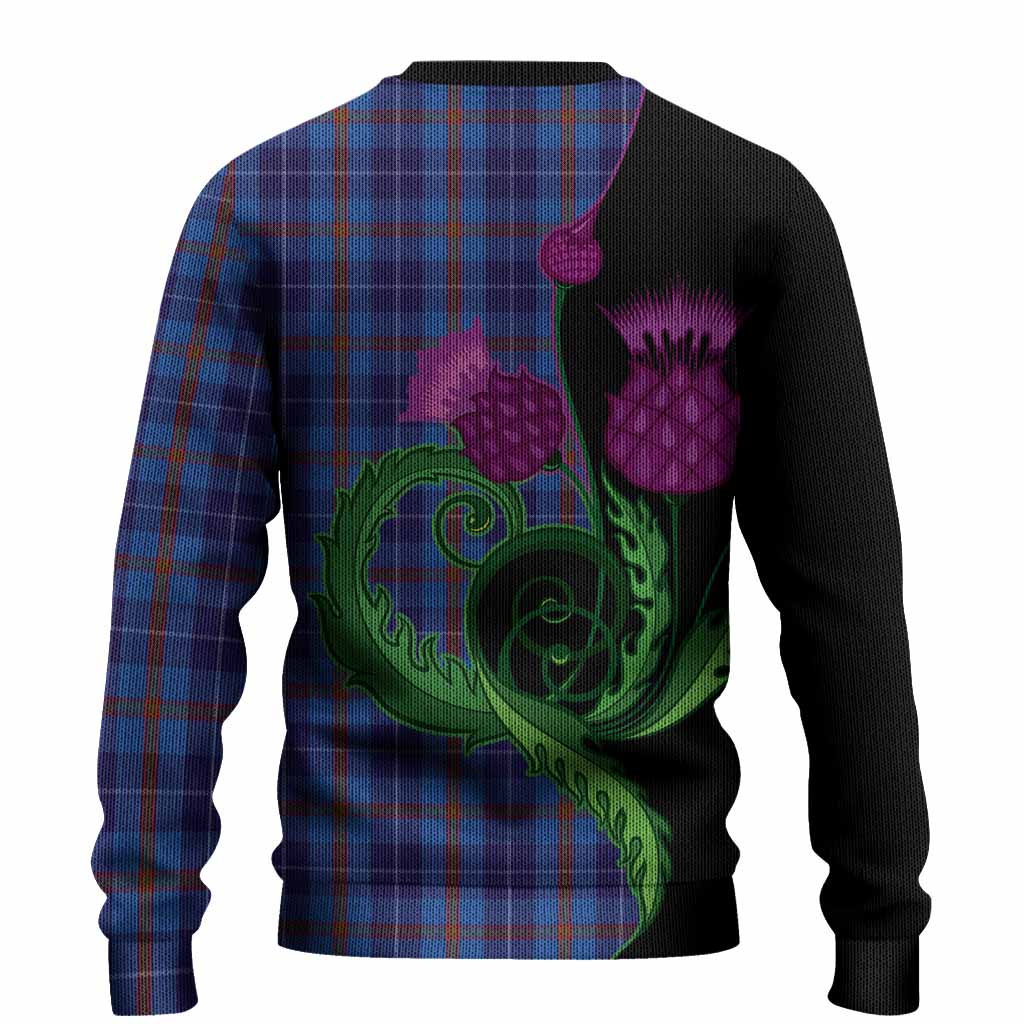 Bryson Tartan Knitted Sweater Traditional Scottish Thistle