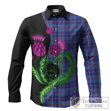 Bryson Tartan Long Sleeve Button Shirts Traditional Scottish Thistle