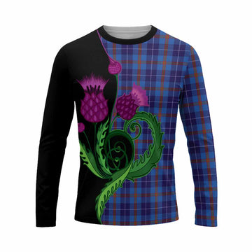 Bryson Tartan Long Sleeve T-Shirt Traditional Scottish Thistle