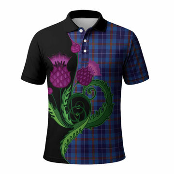 Bryson Tartan Polo Shirt Traditional Scottish Thistle