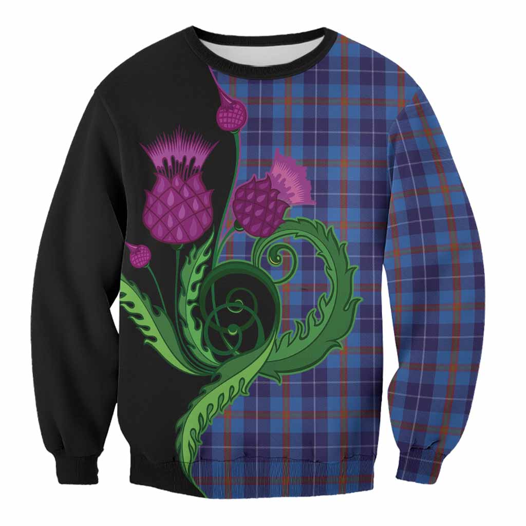 Bryson Tartan Sweatshirt Traditional Scottish Thistle