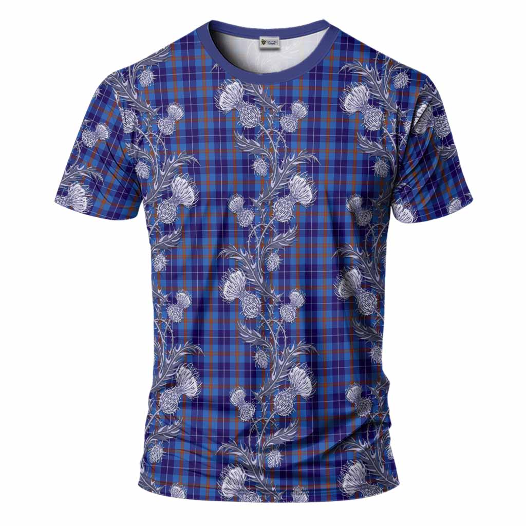 Bryson Tartan T-Shirt Seamless Scottish Thistle Flowers