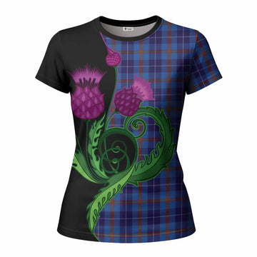Bryson Tartan Women T shirt Traditional Scottish Thistle