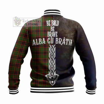 Buchan Tartan Family Crest Baseball Jacket Alba Gu Brath Be Brave Lion Ancient Style