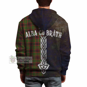 Buchan Tartan Family Crest Hoodie Alba Gu Brath Be Brave Lion Ancient Style
