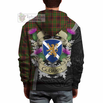Tartan Vibes Clothing Buchan Tartan Family Crest Hoodie Lion Rampant Royal Thistle Shield Celtic Inspired