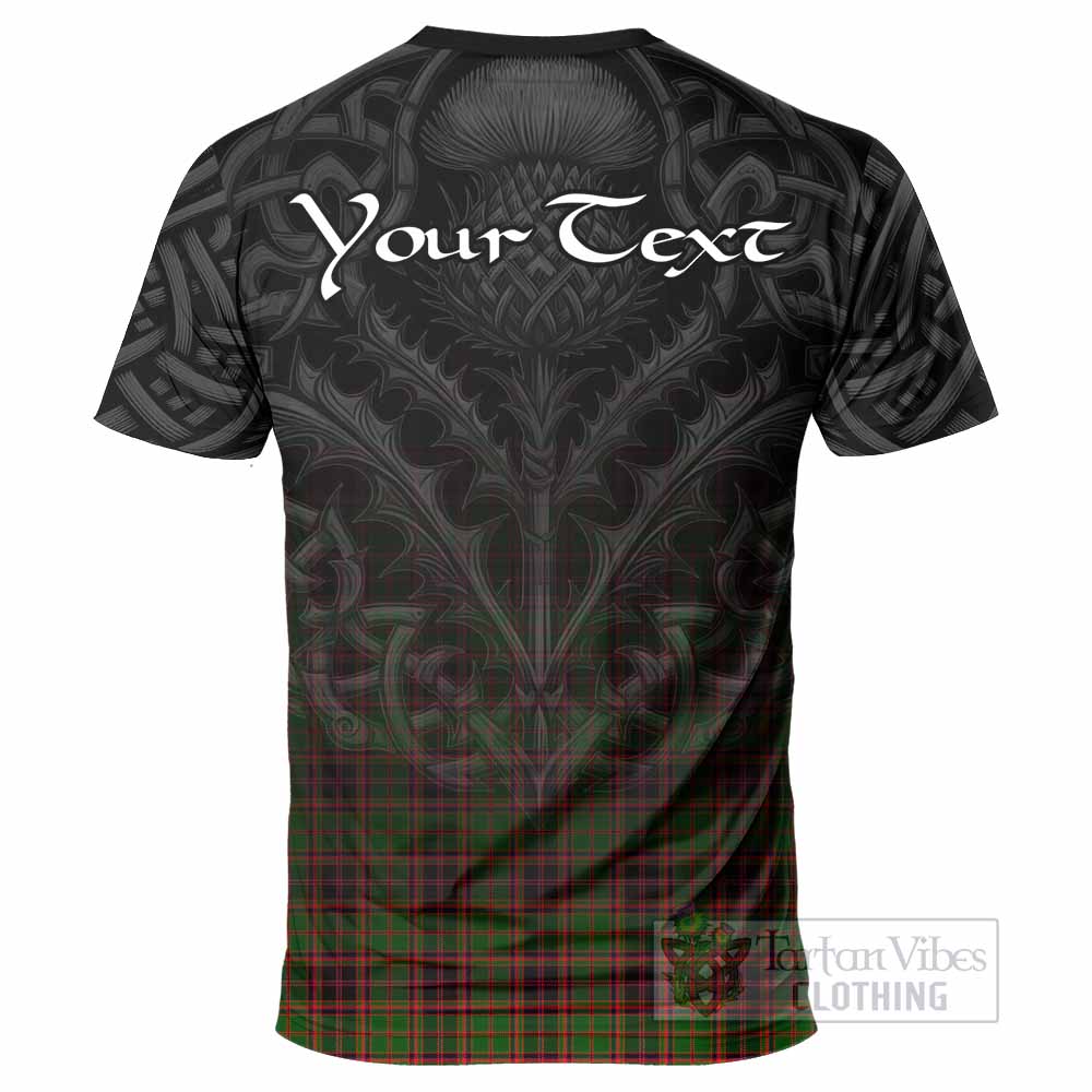 Tartan Vibes Clothing Buchan Tartan T-Shirt with Family Crest Celtic Thistle Vibes