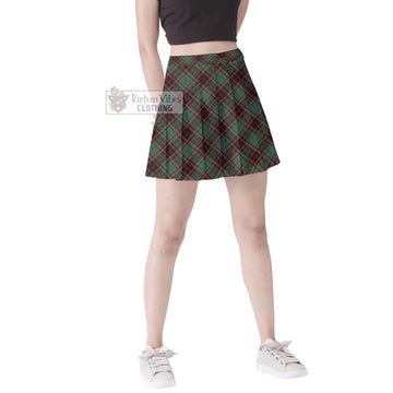 Buchan Ancient Tartan Women's Plated Mini Skirt