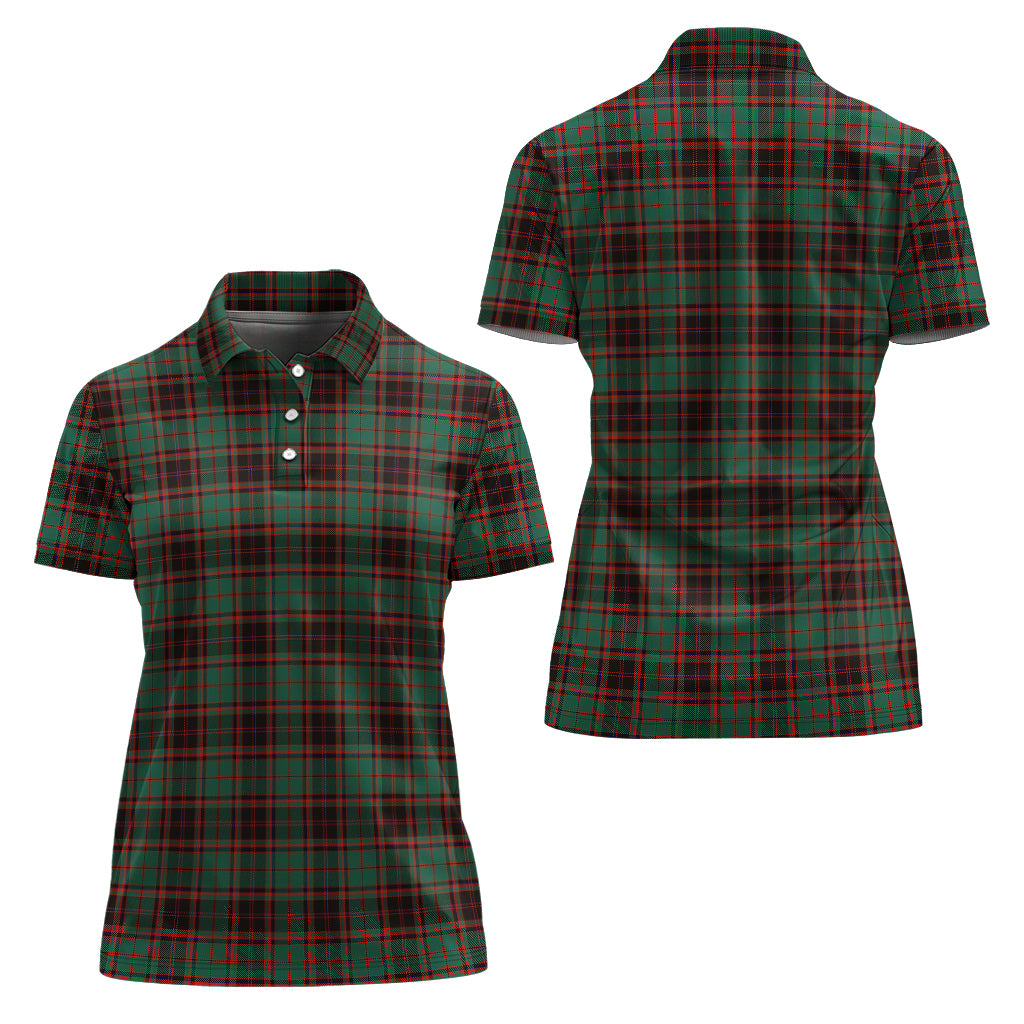 Buchan Ancient Tartan Polo Shirt For Women Women - Tartanvibesclothing