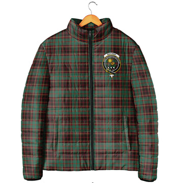 Buchan Ancient Tartan Padded Jacket with Family Crest