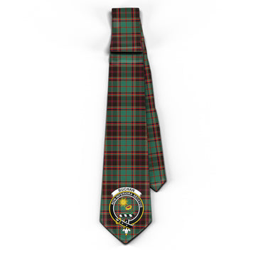 Buchan Ancient Tartan Classic Necktie with Family Crest