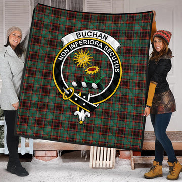 buchan-ancient-tartan-quilt-with-family-crest
