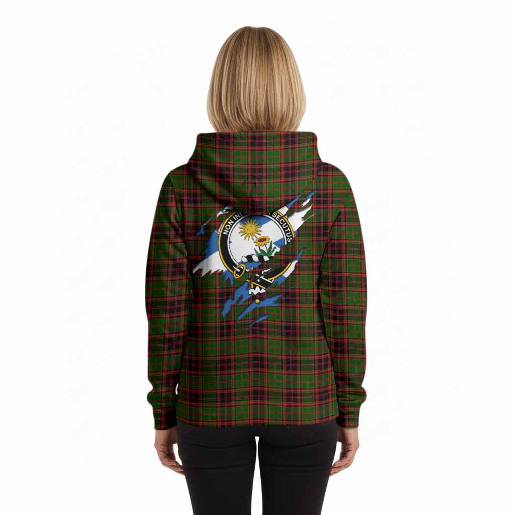 Buchan Clan Crest In Me Tartan Hoodie Scotland Flag Style