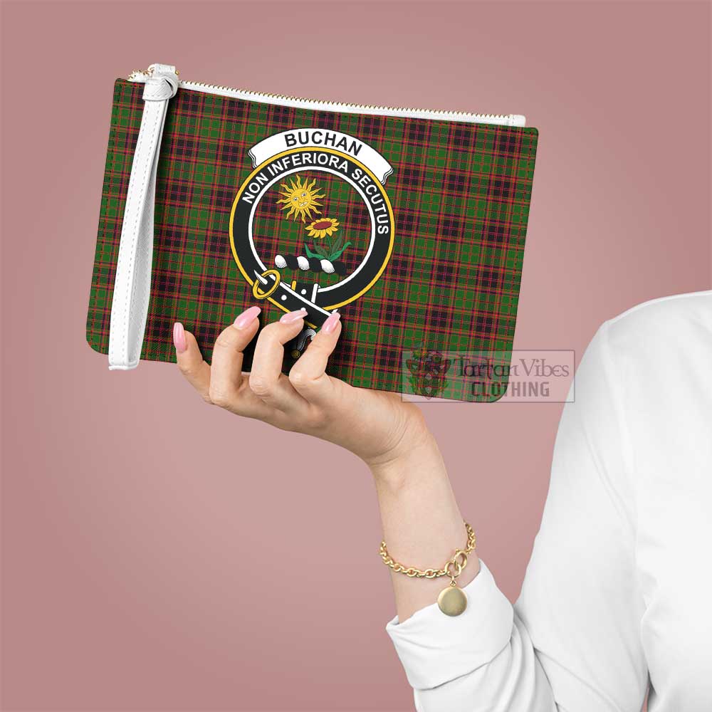 Tartan Vibes Clothing Buchan Family Crest Tartan Clutch Bag