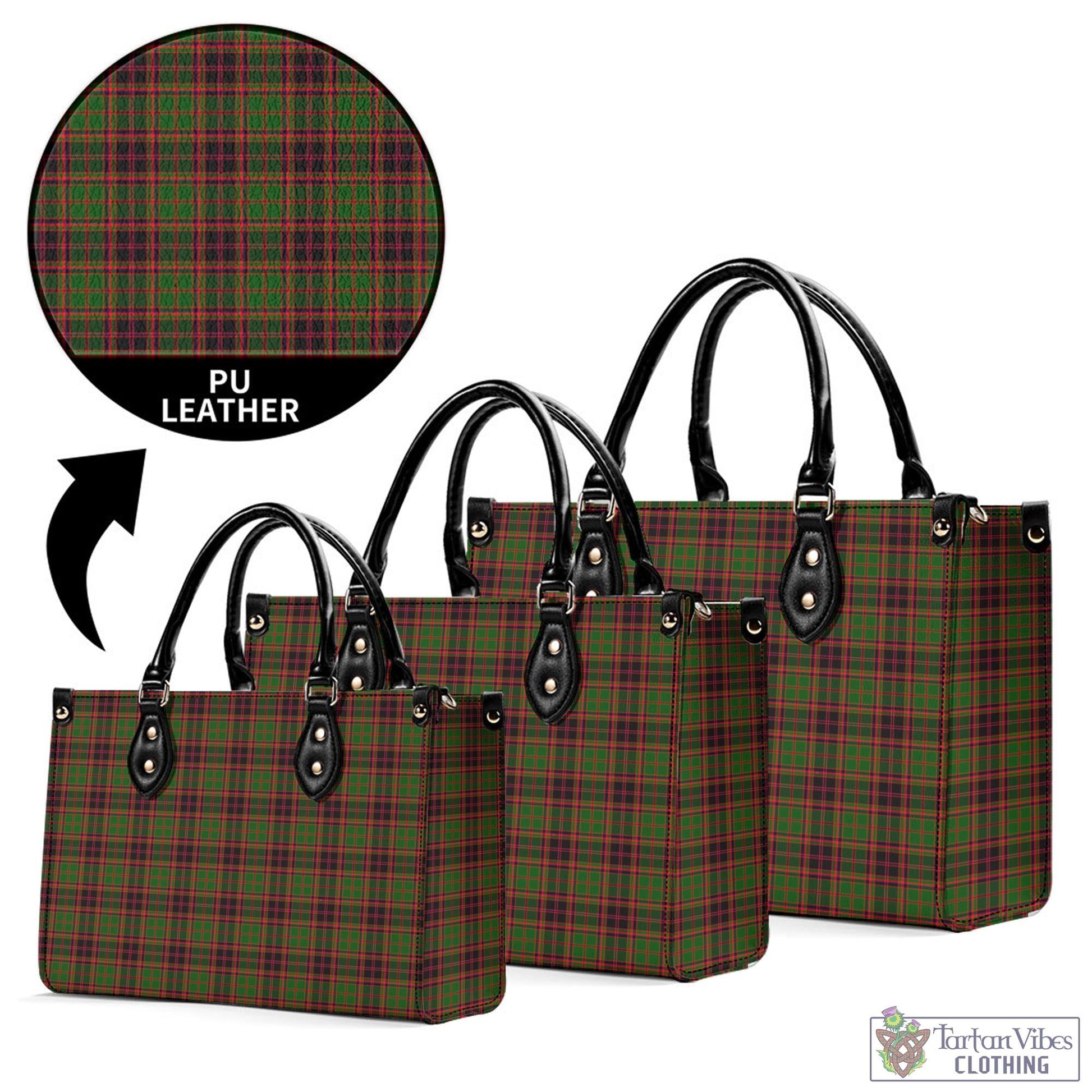 Buchan Tartan Luxury Leather Handbags - Tartan Vibes Clothing