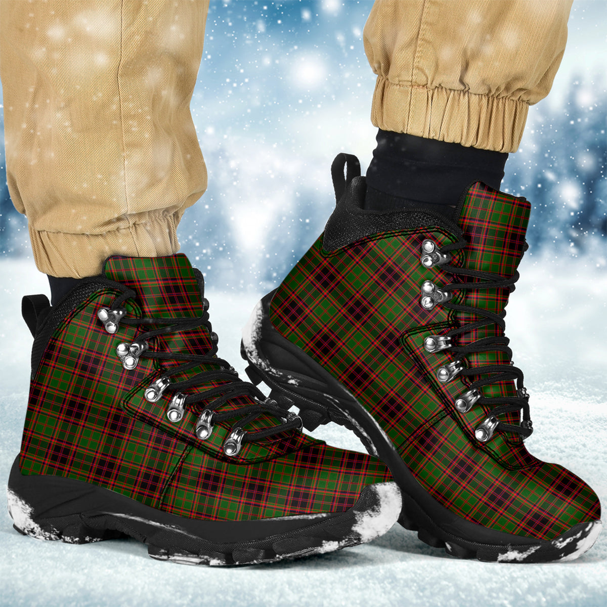 Buchan Modern Tartan Alpine Boots - Tartanvibesclothing