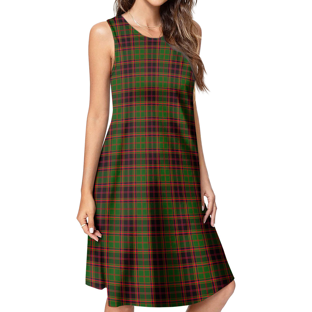 Buchan Modern Tartan Womens Casual Dresses - Tartanvibesclothing