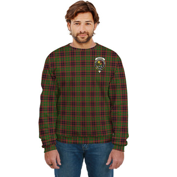 Buchan Modern Tartan Sweatshirt with Family Crest