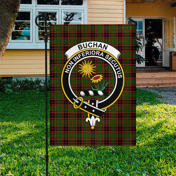 Buchan Tartan Flag with Family Crest - Tartan Vibes Clothing