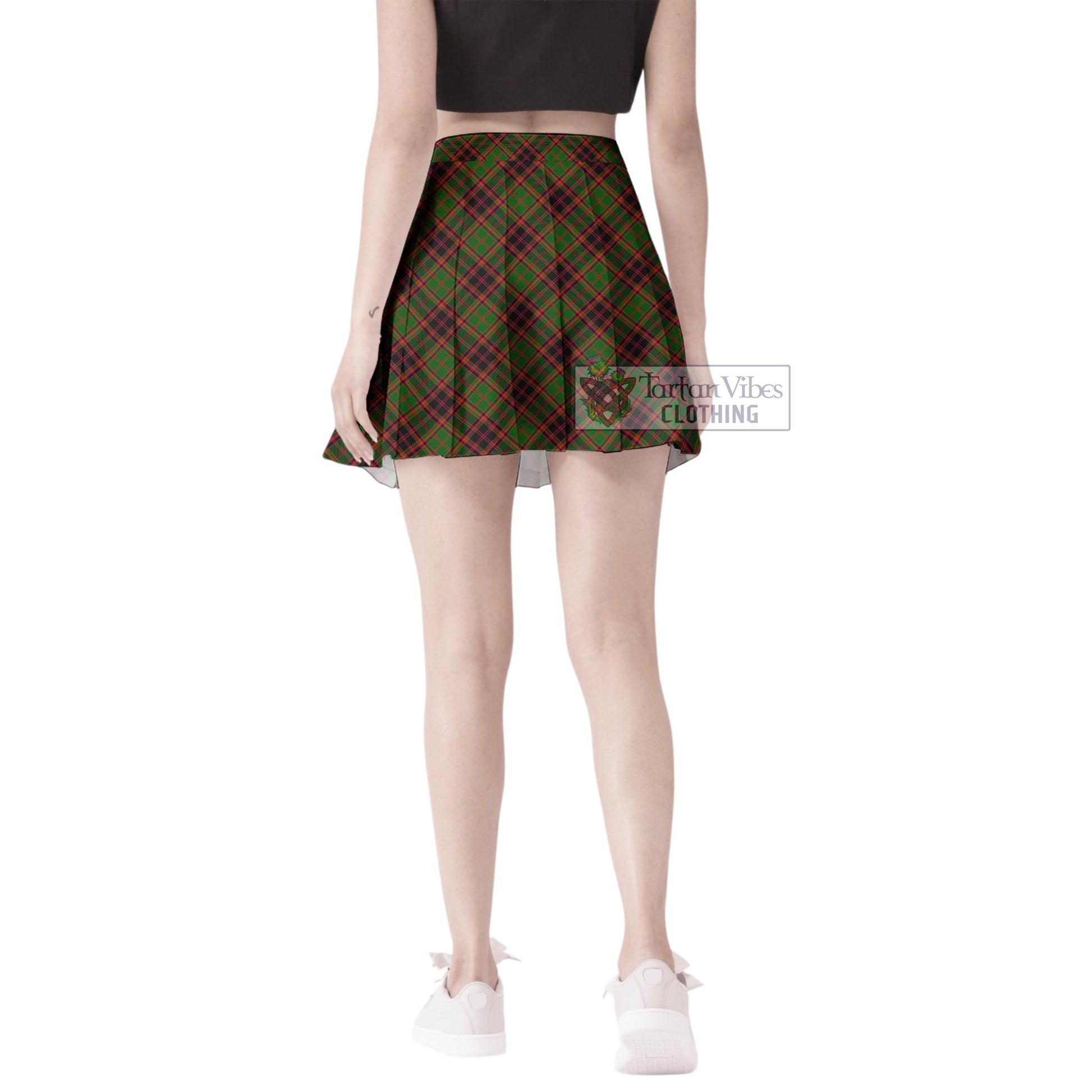 Tartan Vibes Clothing Buchan Modern Tartan Women's Plated Mini Skirt