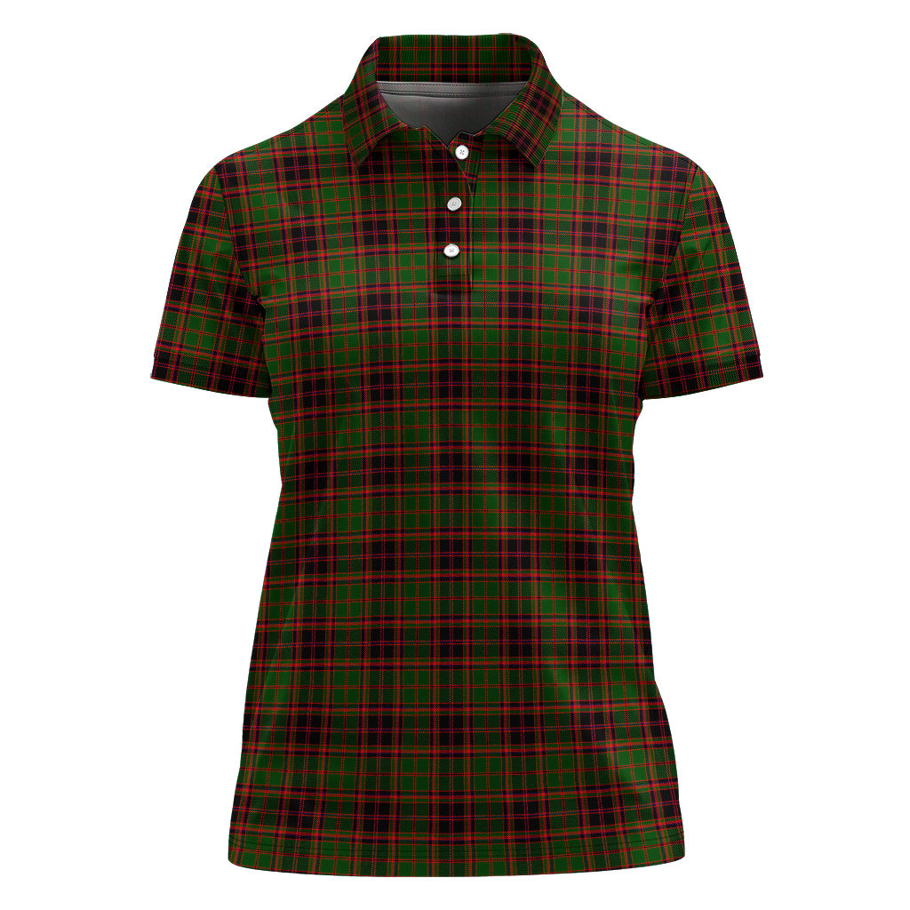 Buchan Modern Tartan Polo Shirt For Women - Tartanvibesclothing