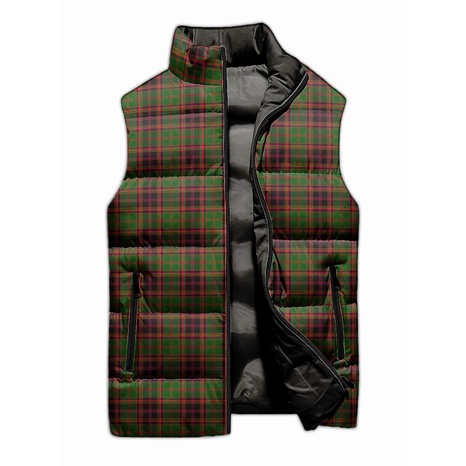 Buchan Tartan Sleeveless Puffer Jacket Unisex M - Tartan Vibes Clothing