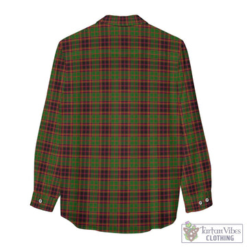 Tartan Vibes Clothing Buchan Modern Tartan Womens Casual Shirt with Family Crest