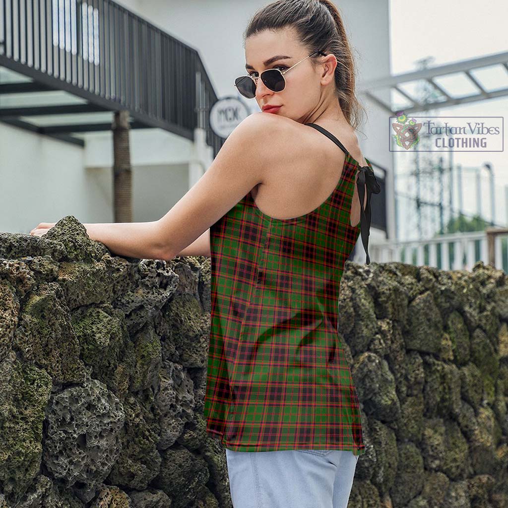 Tartan Vibes Clothing Buchan Modern Tartan Loose Halter Neck Camisole