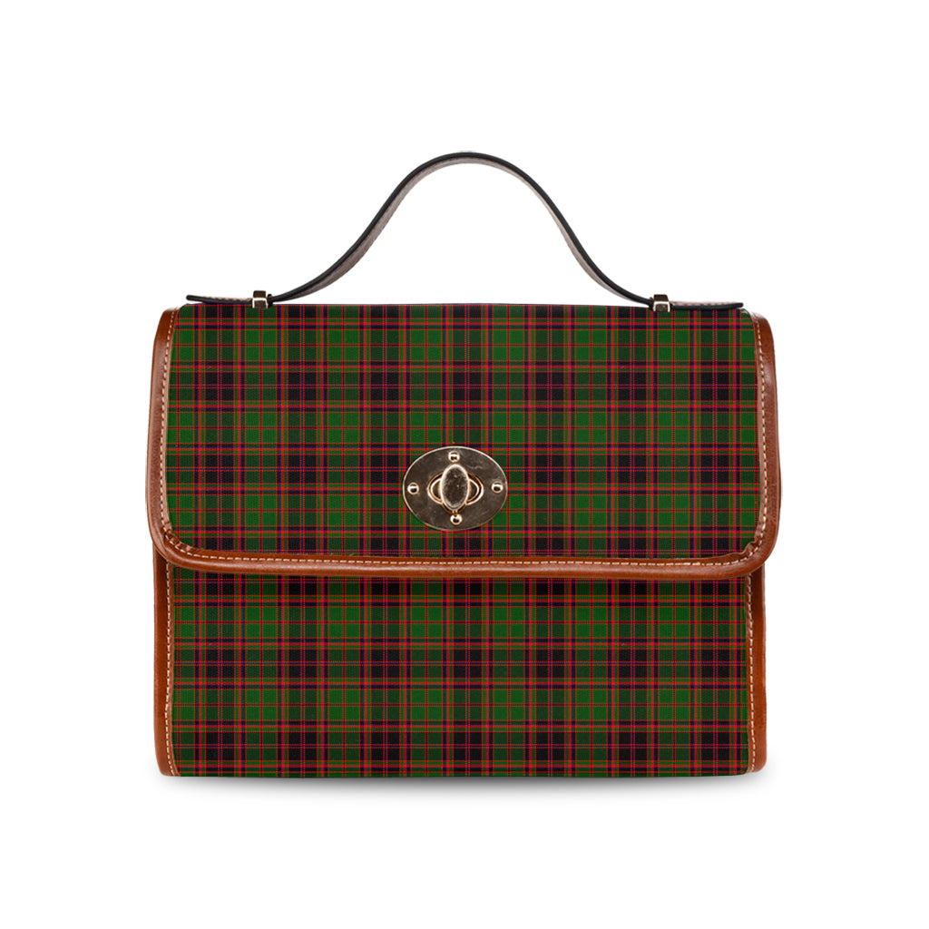 Buchan Modern Tartan Leather Strap Waterproof Canvas Bag - Tartanvibesclothing