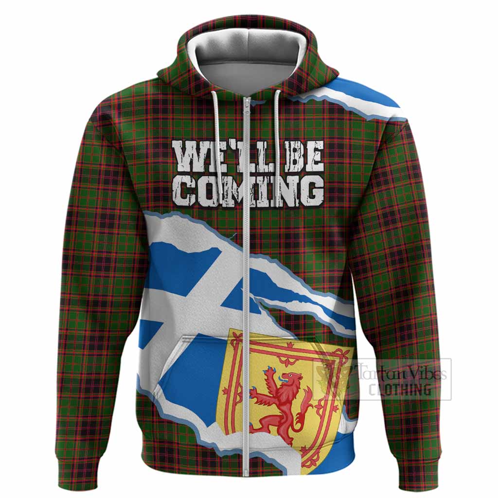Buchan Scotland Football Tartan Hoodie We'll Be Coming