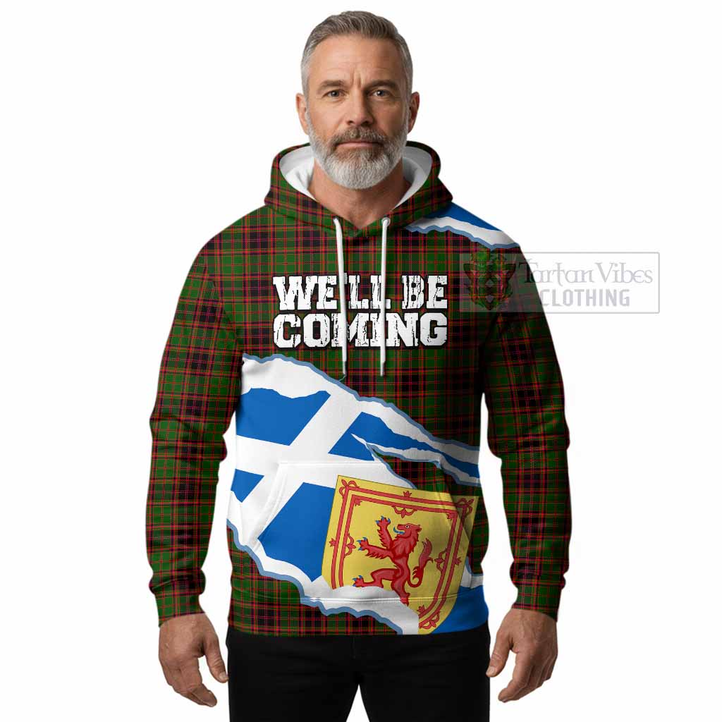 Buchan Scotland Football Tartan Hoodie We'll Be Coming