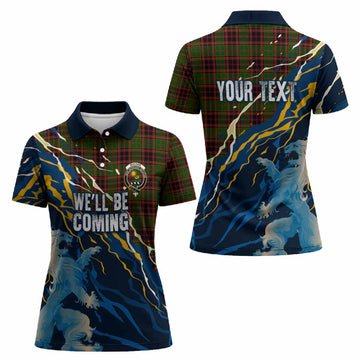 Buchan Scotland Tartan Women Polo Shirt WC2026 Football - We'll Be Coming
