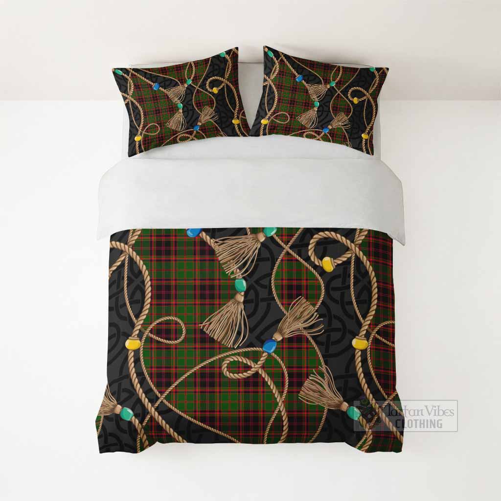 Buchan Scottish Tartan Twisted Ropes Stylized Bedding Set - Tartan Vibes Clothing