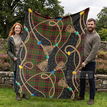 Buchan Scottish Tartan Twisted Ropes Stylized Blanket - Tartan Vibes Clothing