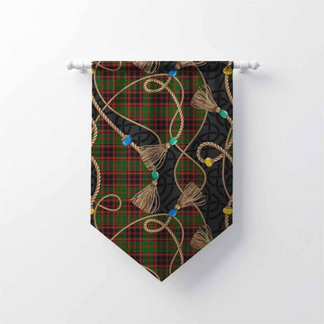 Buchan Scottish Tartan Twisted Ropes Stylized Gonfalon