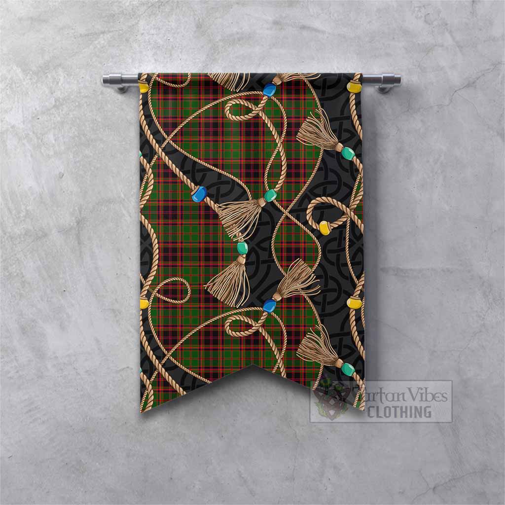 Buchan Scottish Tartan Twisted Ropes Stylized Gonfalon