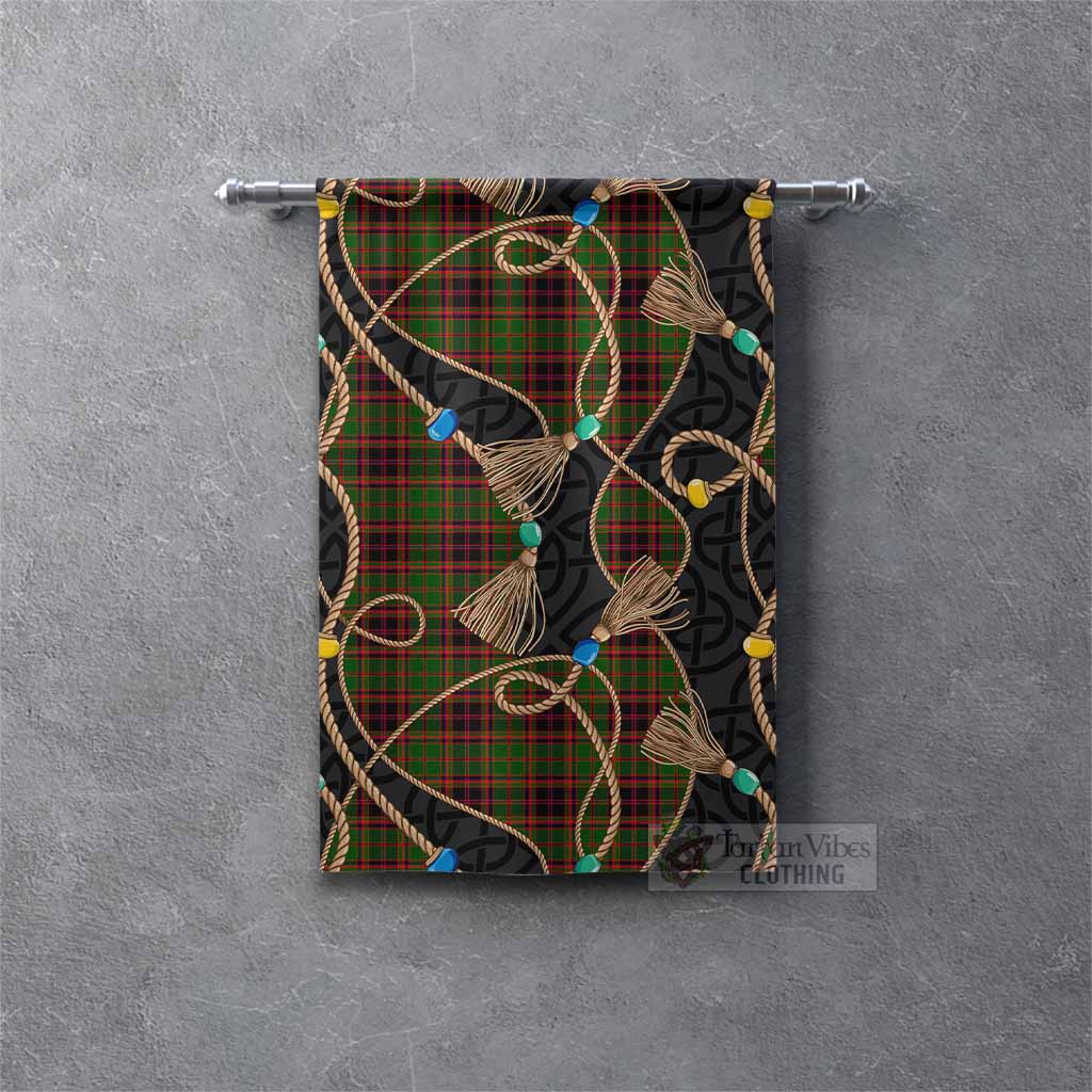 Buchan Scottish Tartan Twisted Ropes Stylized Gonfalon