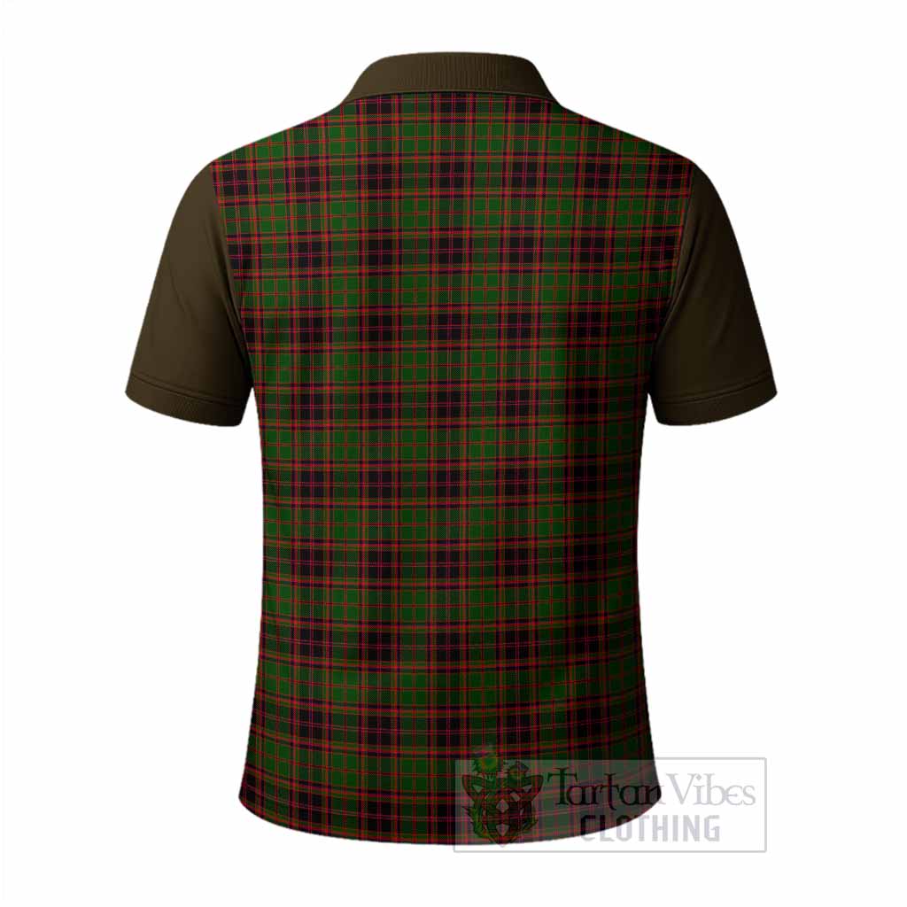 Buchan Tartan Accent Polo Shirt with Family Crest