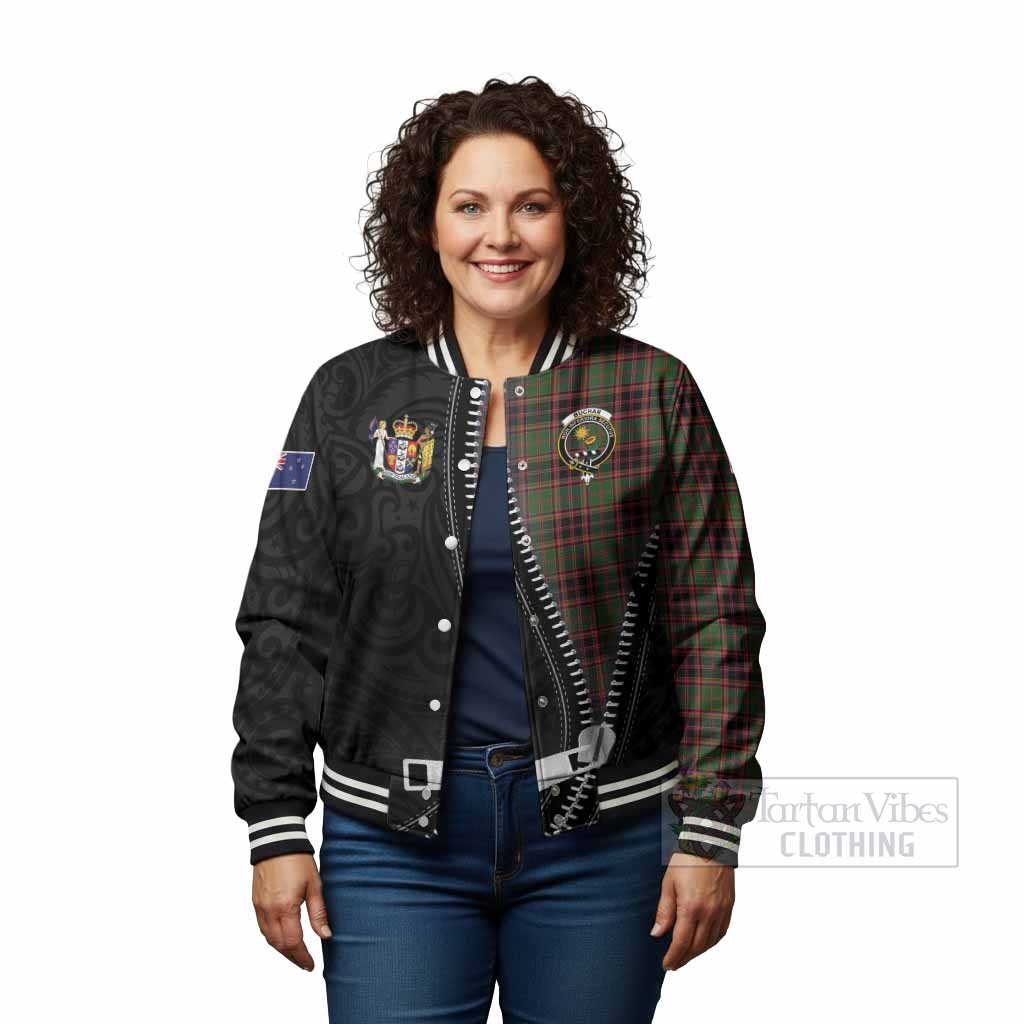 Buchan Tartan Baseball Jacket New Zealand Pattern Unique Zipper Stylized