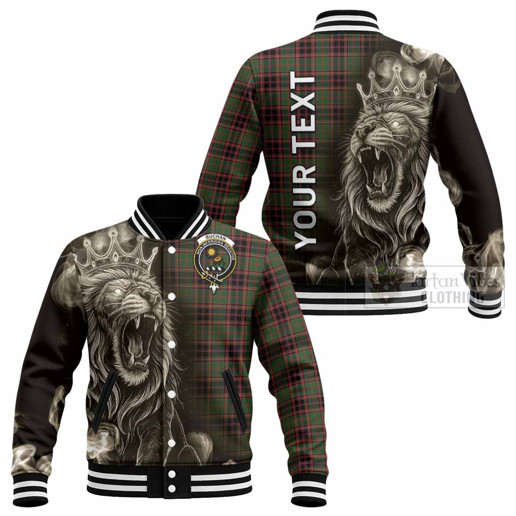 Buchan Tartan Baseball Jacket Roaring Lion Heritage