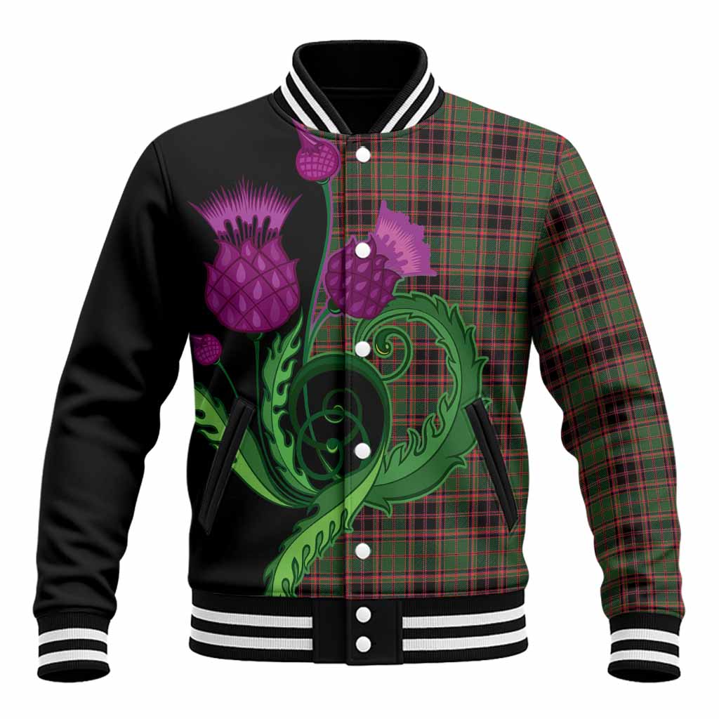 Buchan Tartan Baseball Jacket Traditional Scottish Thistle