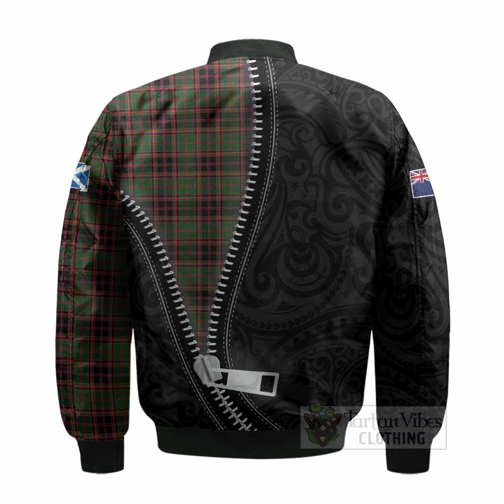 Buchan Tartan Bomber Jacket New Zealand Pattern Unique Zipper Stylized