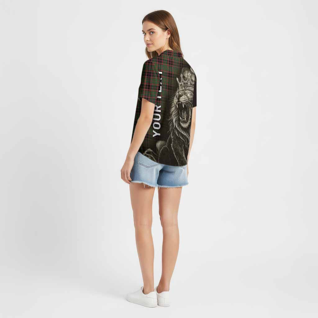 Buchan Tartan Cotton Hawaiian Shirt Roaring Lion Heritage