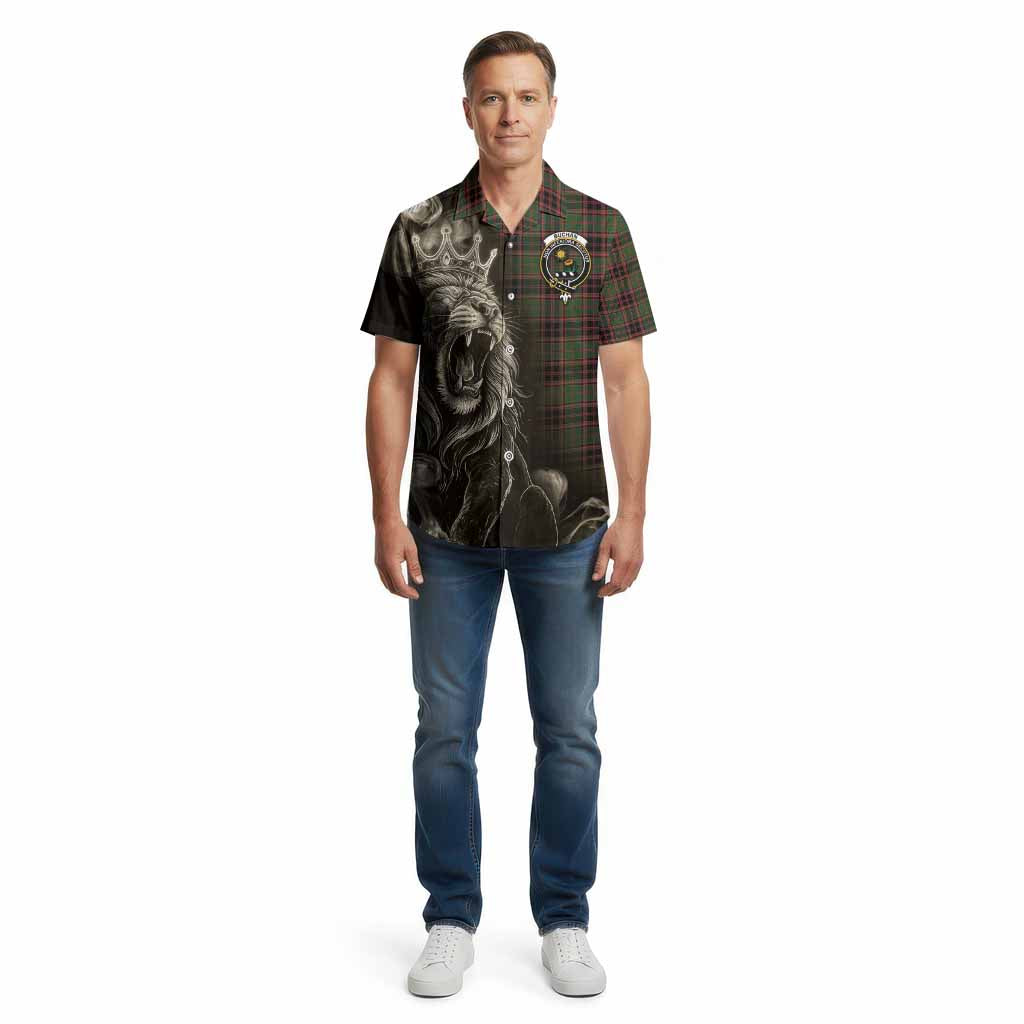 Buchan Tartan Cotton Hawaiian Shirt Roaring Lion Heritage