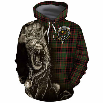 Buchan Tartan Cotton Hoodie Roaring Lion Heritage