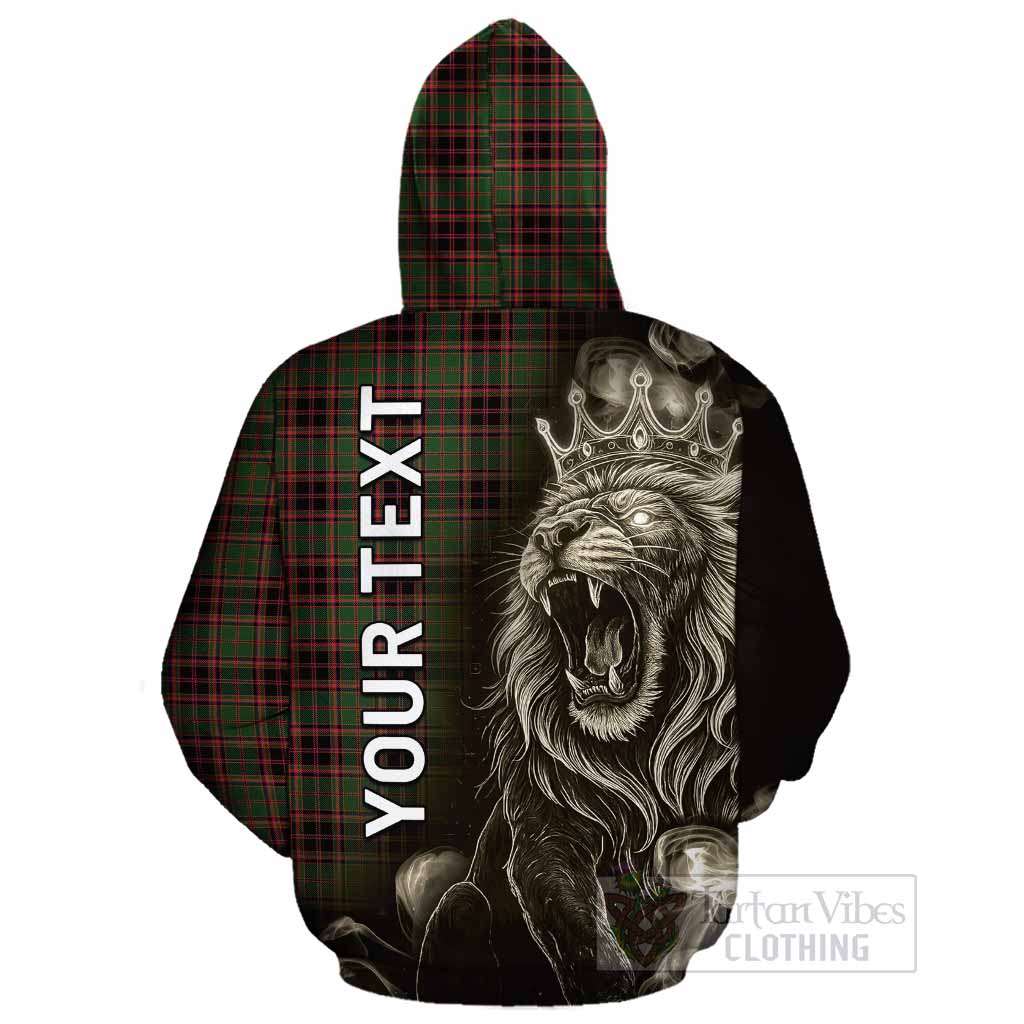 Buchan Tartan Cotton Hoodie Roaring Lion Heritage