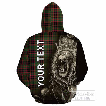 Buchan Tartan Cotton Hoodie Roaring Lion Heritage