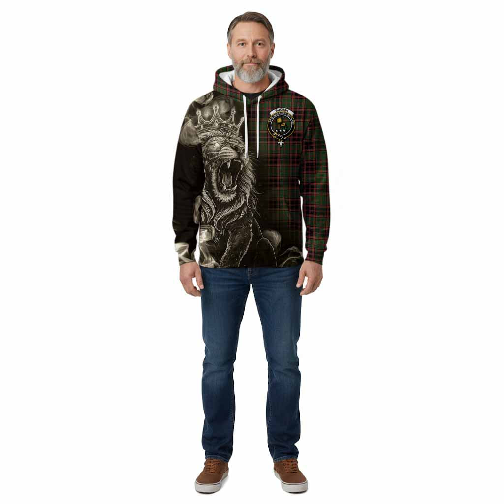 Buchan Tartan Cotton Hoodie Roaring Lion Heritage