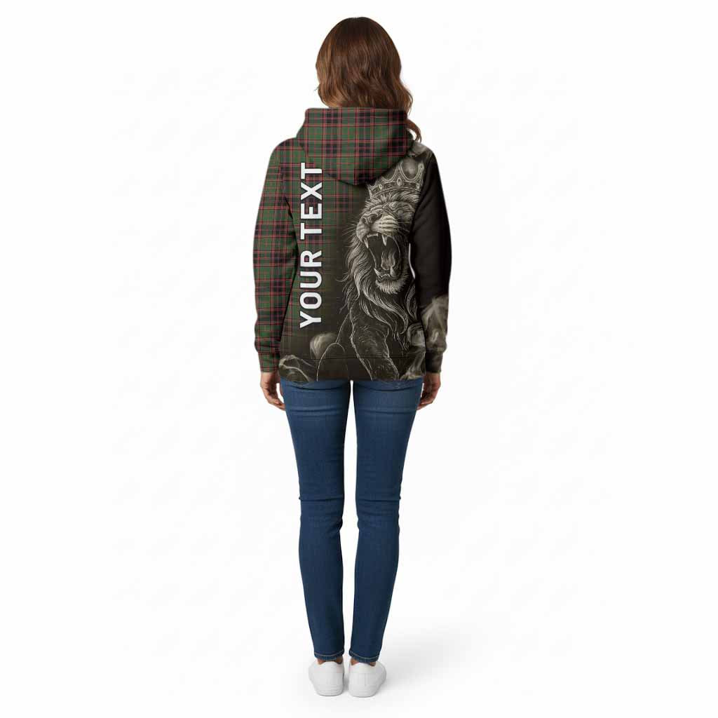 Buchan Tartan Cotton Hoodie Roaring Lion Heritage