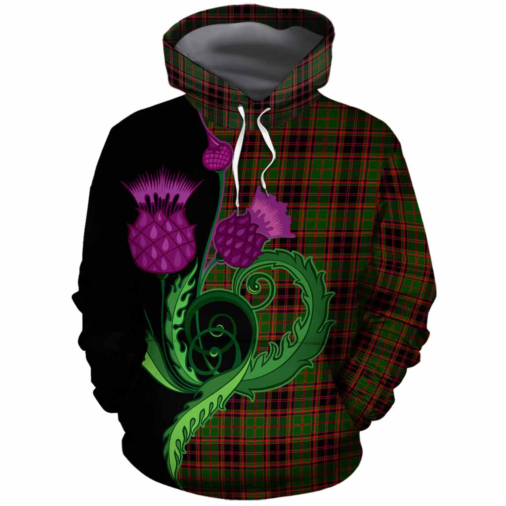 Buchan Tartan Cotton Hoodie Traditional Scottish Thistle
